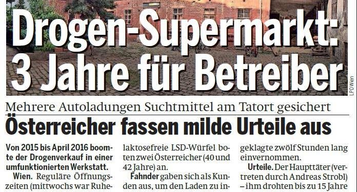 © Rechtsanwalt Mag. Andreas Strobl „Drogen-Supermarkt“: Kiloweiser Suchtmittelhandel – das Urteil