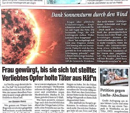 © Tageszeitung HEUTE Körperverletzung advokat Rechtsanwalt Andreas Strobl avvocato Mordversuch