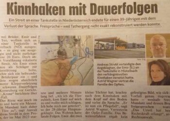 © Kronenzeitung vom 25.03.2024 - Rechtsanwalt Mag. Andreas Strobl - FREISPRUCH