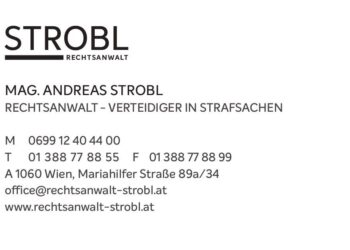 © Rechtsanwalt Mag. Andreas Strobl Strafrecht Wien Niederösterreich Schweigen ist Gold